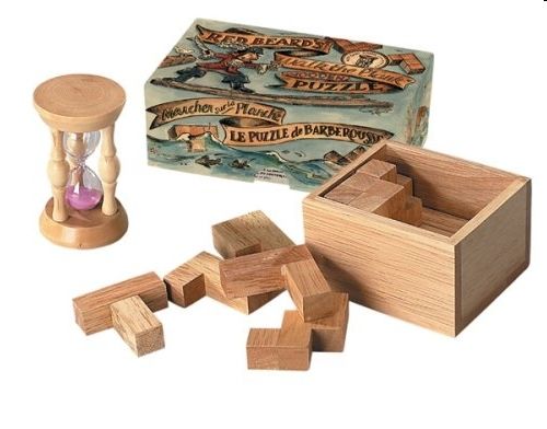 Деревянная головоломка + песочные часы