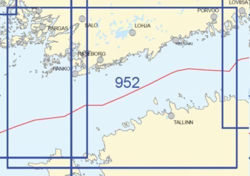 Общая карта, №  952, Lаntinen Suomenlahti