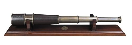 Подзорная труба, 30х40, длина 200-570, латунь и искуств.кожа
