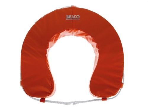 Спасательный круг-подкова Besto, оранжевый, 540х540мм.