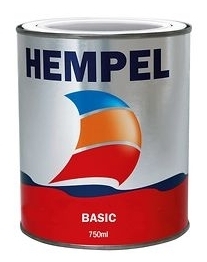 Необрастающая краска Hempel Basic, черная, 0,75л.